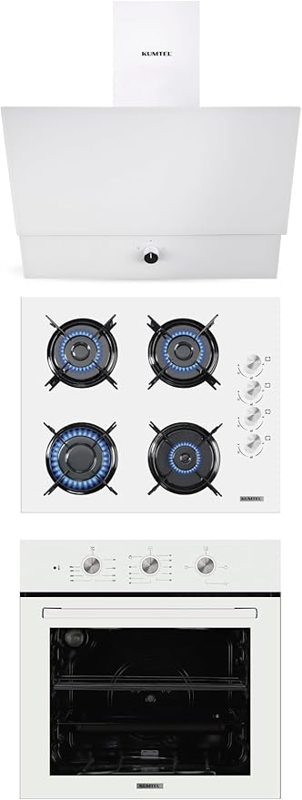Flavel Turbo Cam Ankastre Set Beyaz
