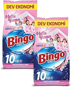 Bingo Matik 10 kg Mutlu Yuvam Beyazlar Renkliler + Alo 10 KG Kar Çiçeği Toz