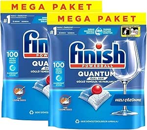 Finish Quantum 180 Tablet Bulaşık Makinesi Deterjanı Limon (60x3)